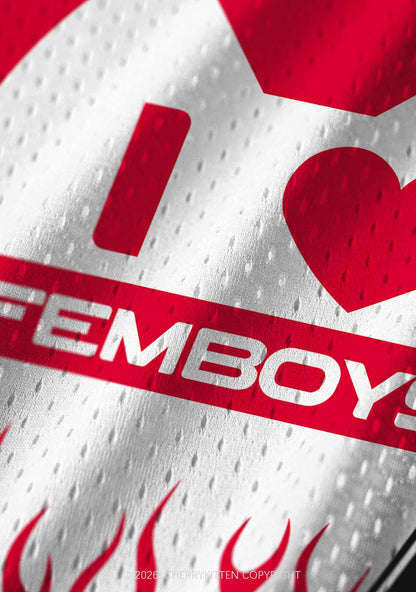 I Love Femboys Pride Y2K Sport Jersey Tank Cherrykitten