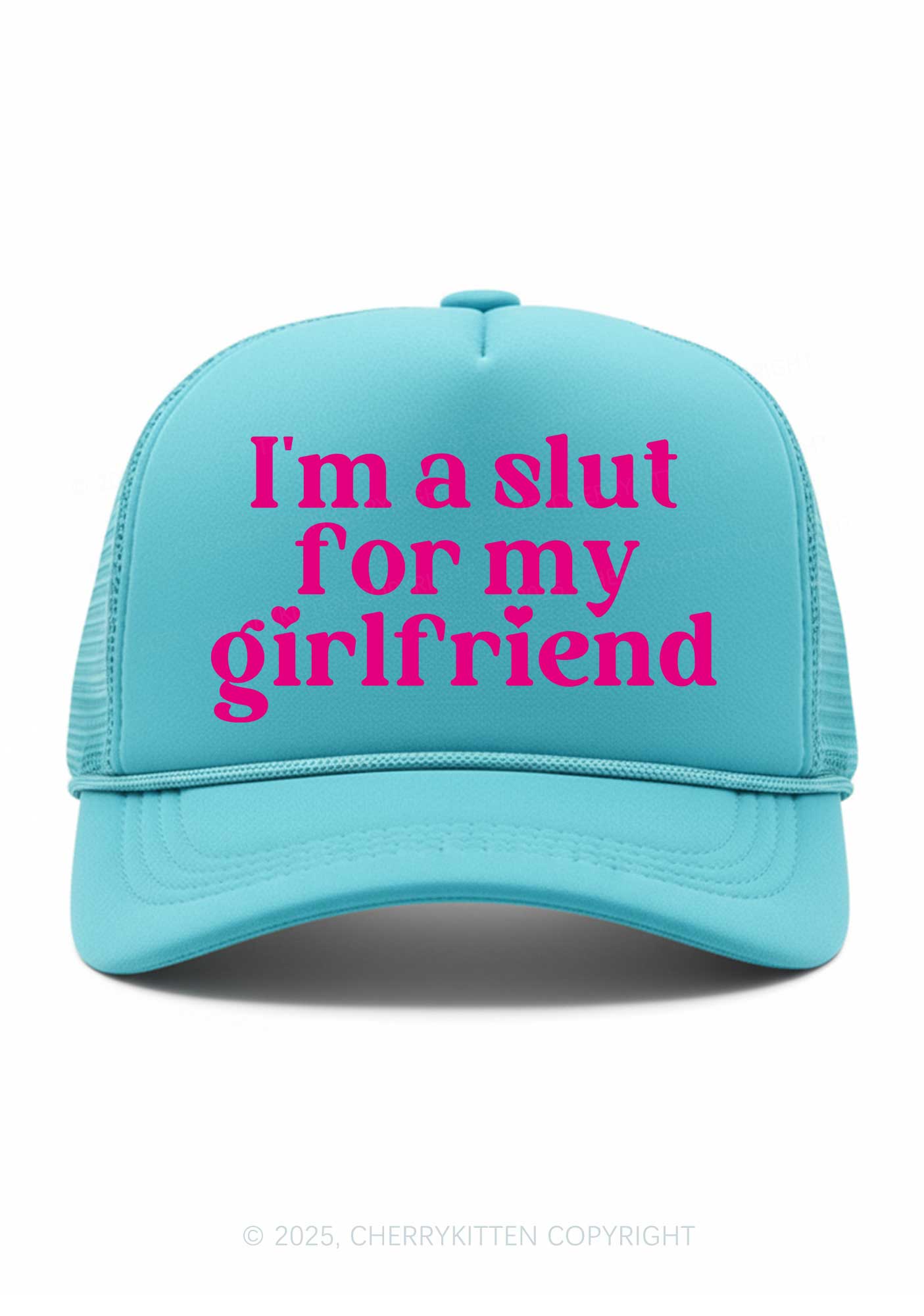 Slxt For My BF Valentine's Day Y2K Trucker Hat Cherrykitten