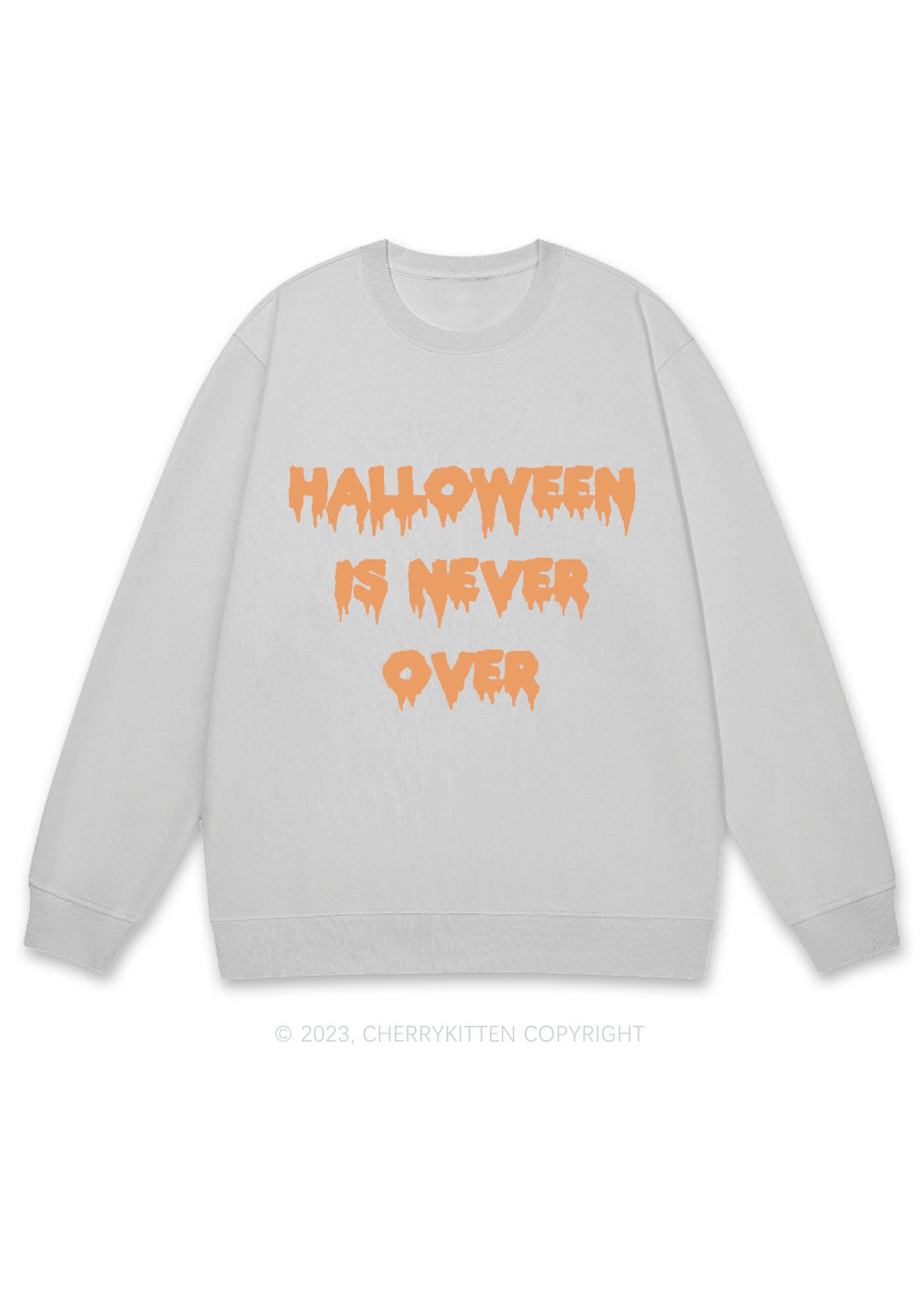 Halloween Is Never Over Y2K Sweatshirt Cherrykitten