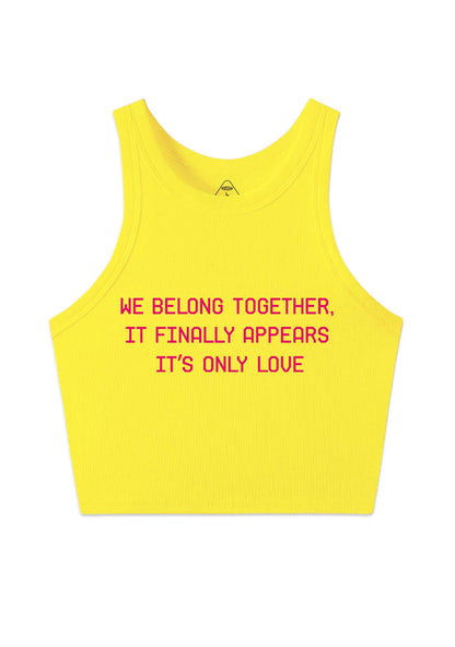 We Belong Together Y2K Crop Tank Top Cherrykitten