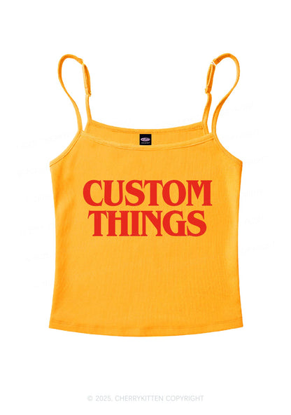 Custom Things Y2K Spaghetti Strap Cami Cherrykitten