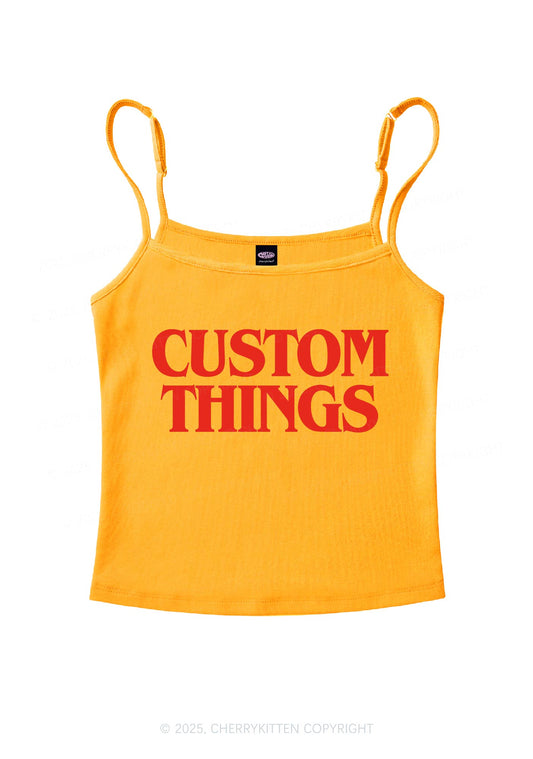 Custom Things Y2K Spaghetti Strap Cami Cherrykitten