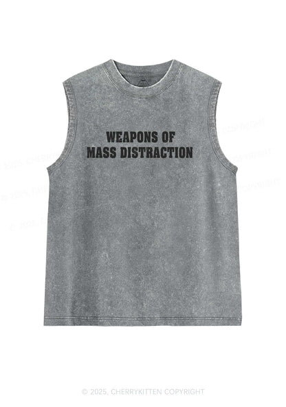 Weapons Of Mass Distraction Y2K Washed Tank Cherrykitten