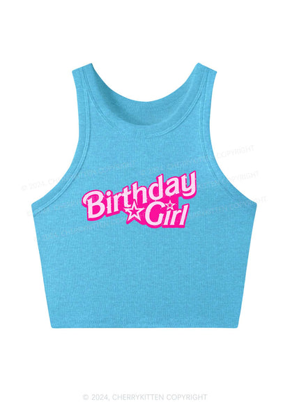 Barb Birthday Girl Y2K Crop Tank Top Cherrykitten