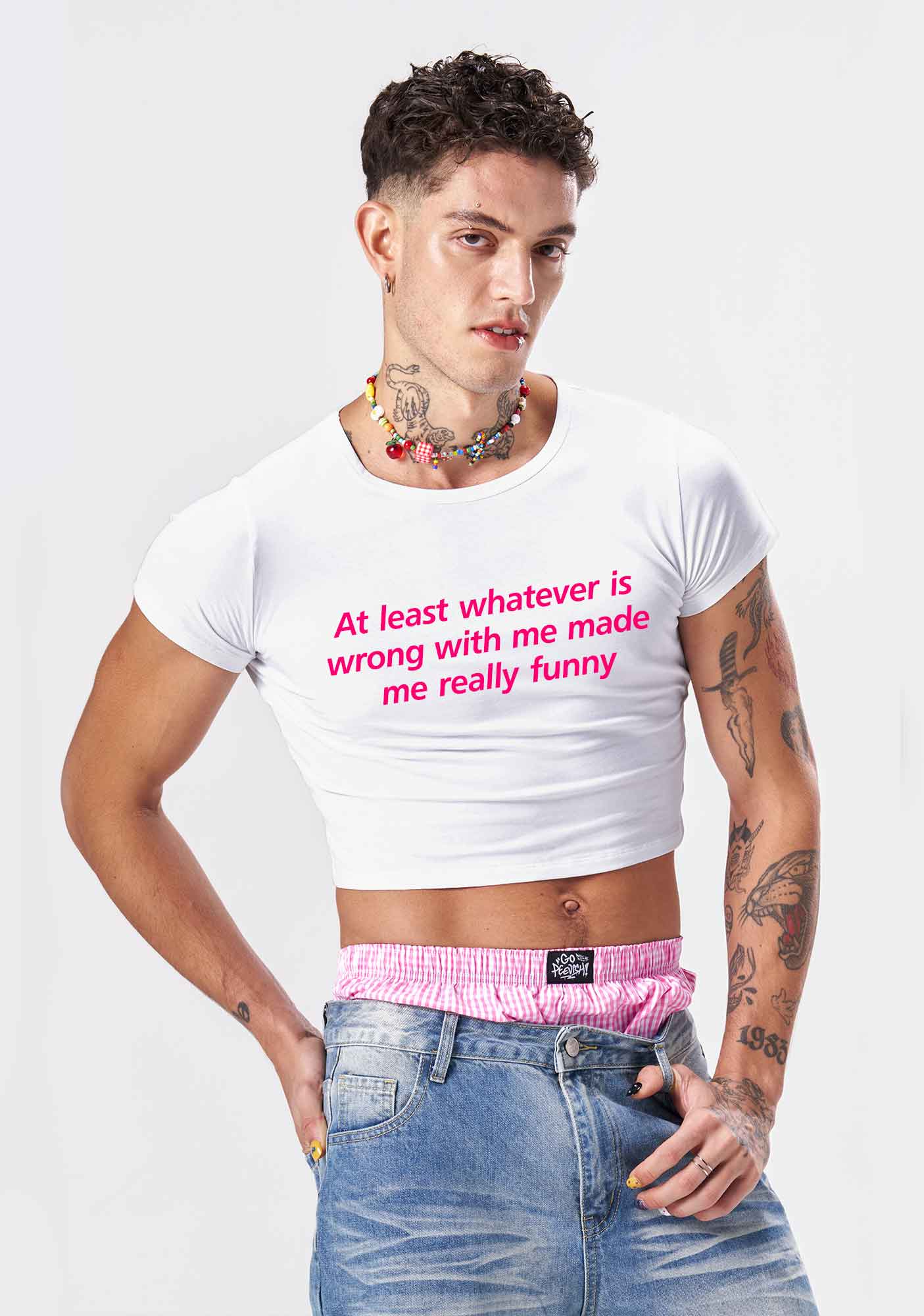 Whatever Is Wrong With Me Y2K Baby Tee Cherrykitten