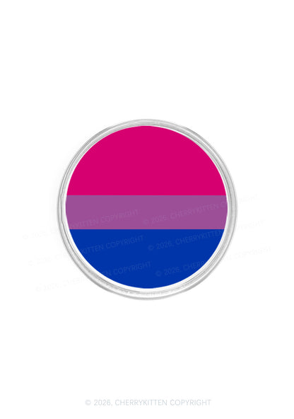 Bisexual Stripes Pride Y2K Magnetic Phone Grip Holder Cherrykitten