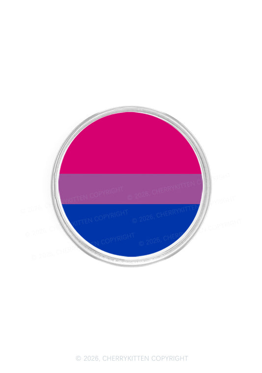 Bisexual Stripes Pride Y2K Magnetic Phone Grip Holder Cherrykitten