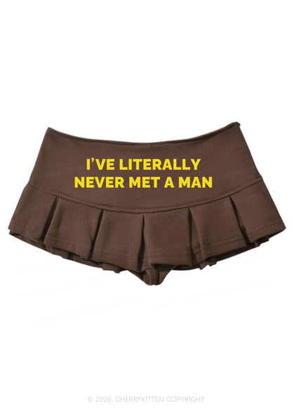 Never Met A Man Pirde Y2K Mini Pleated Skirts Cherrykitten