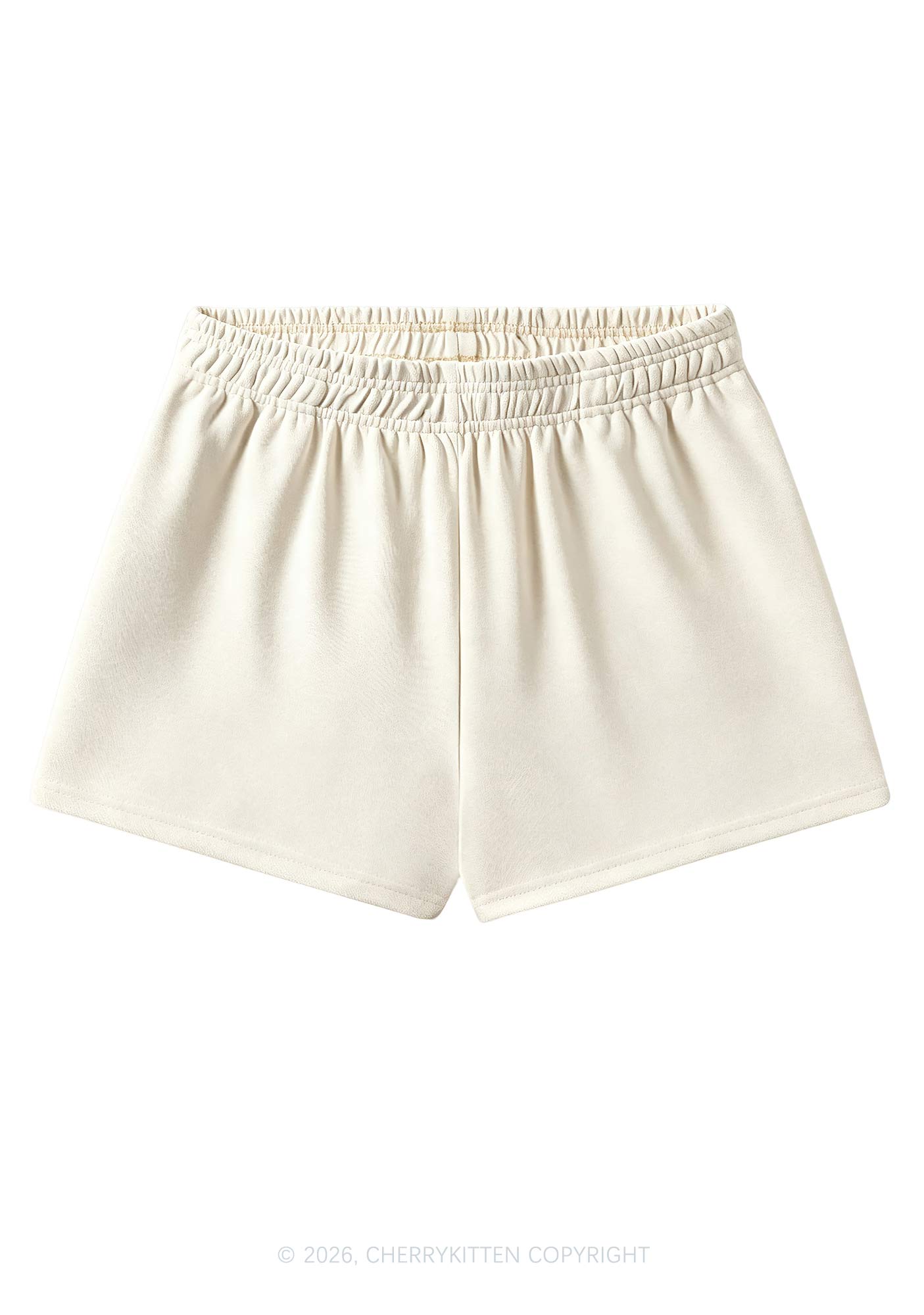 Plain Y2K Sweat Shorts Cherrykitten