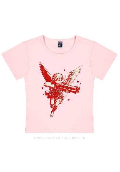 Rebel Cupid Valentine's Day Y2K Baby Tee Cherrykitten