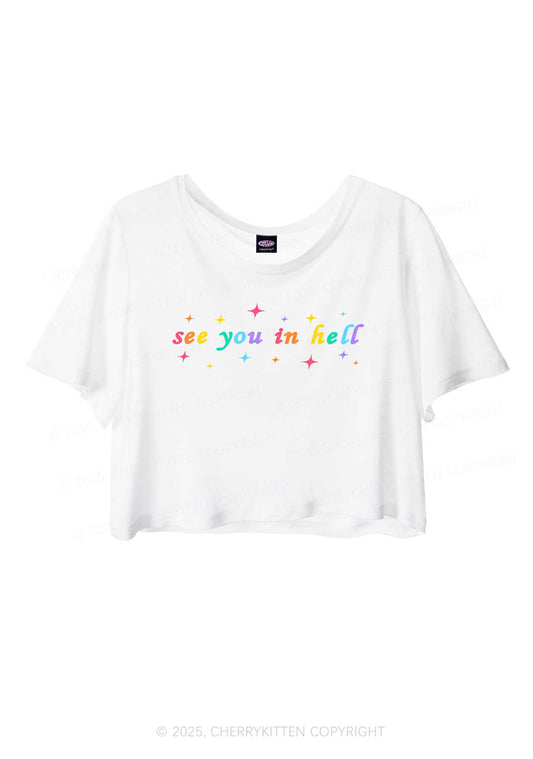 See You In Hell Y2K Sheer Crop Tee Cherrykitten
