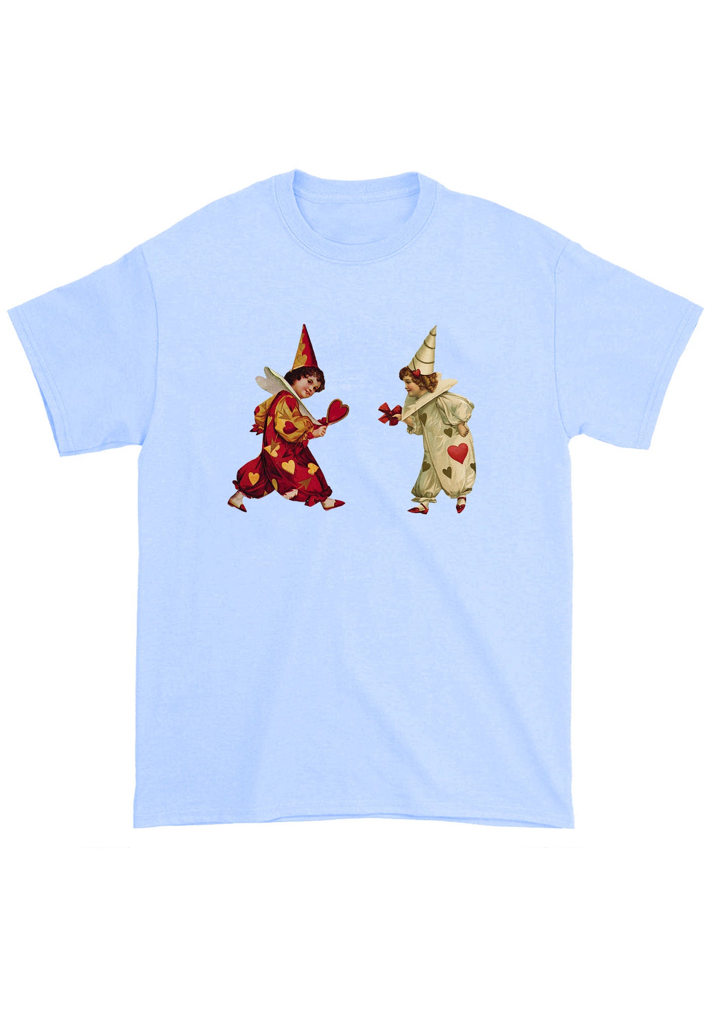 Heart Bow Knot Kids Chunky Shirt