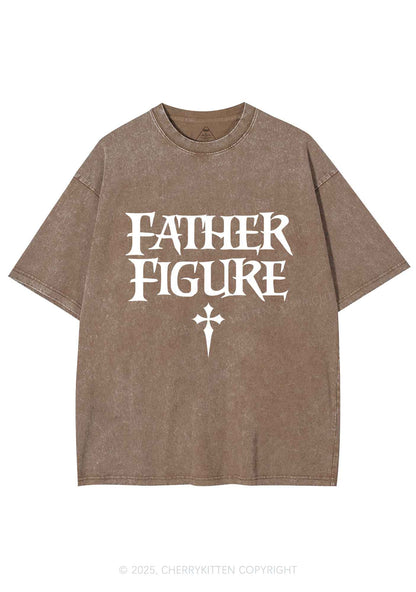 Halloween Father Figure Y2K Shirts Washed Tee Cherrykitten