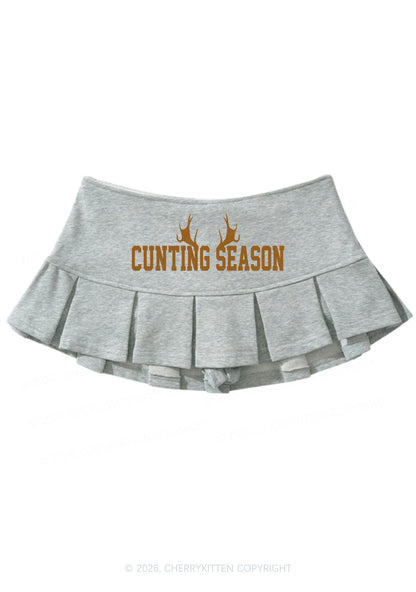 Cunting Season Y2K Mini Pleated Skirts Cherrykitten