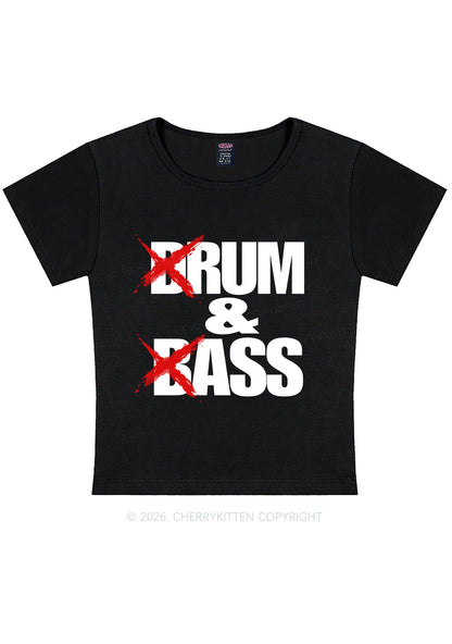 DnB Graffiti Y2K Baby Tee Cherrykitten
