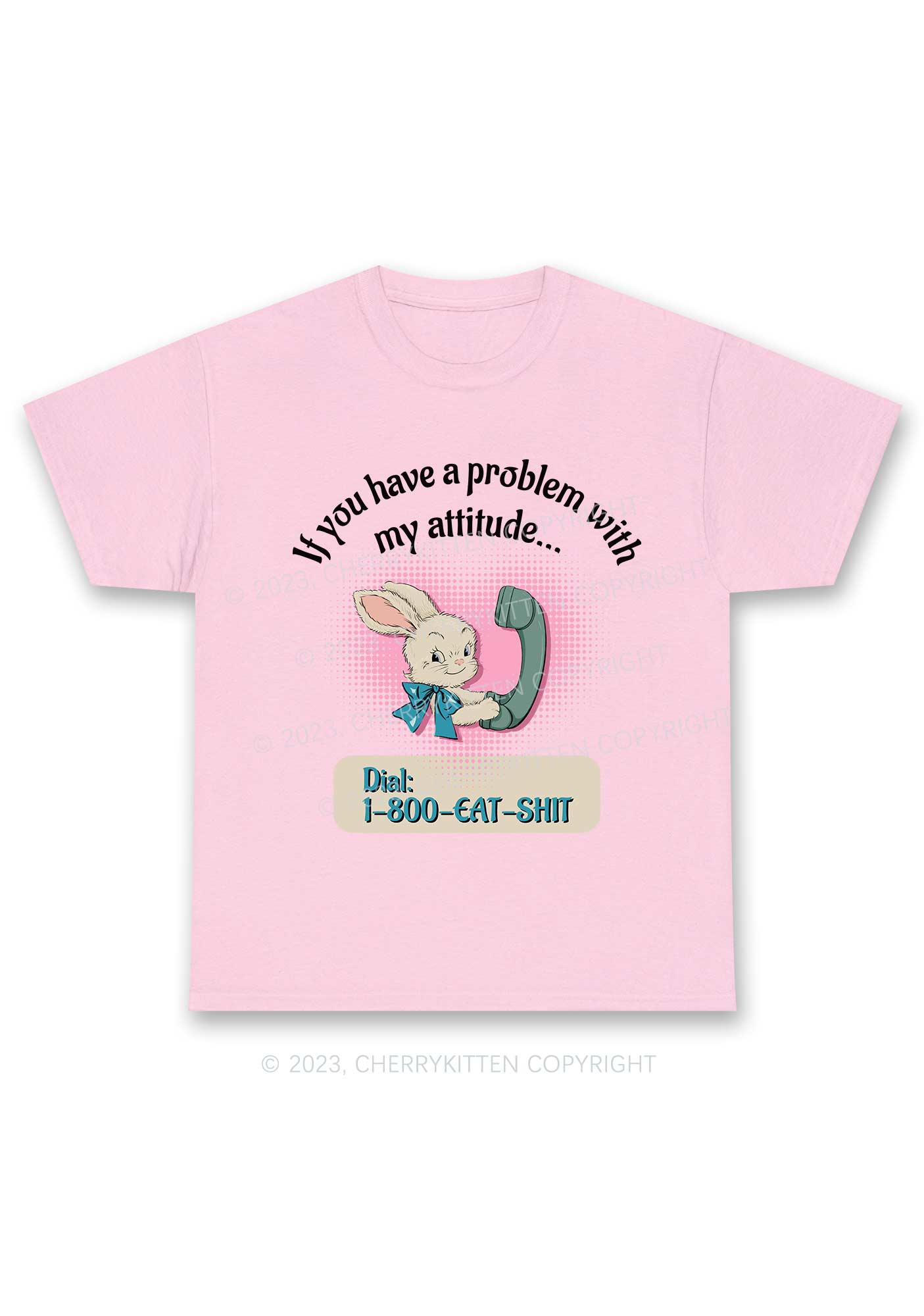 You Have A Problem Y2K Chunky Shirt Cherrykitten