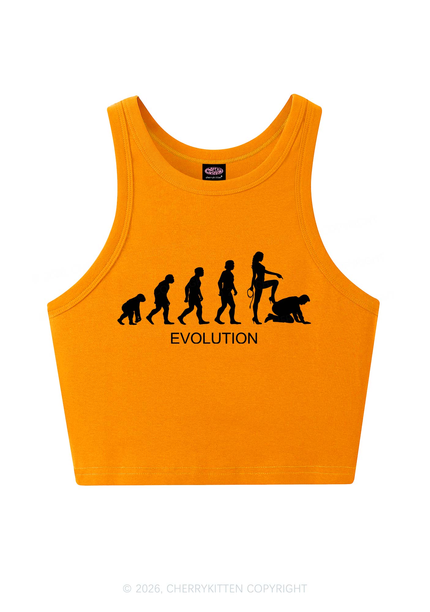 Female Evolution Y2K Crop Tank Top Cherrykitten