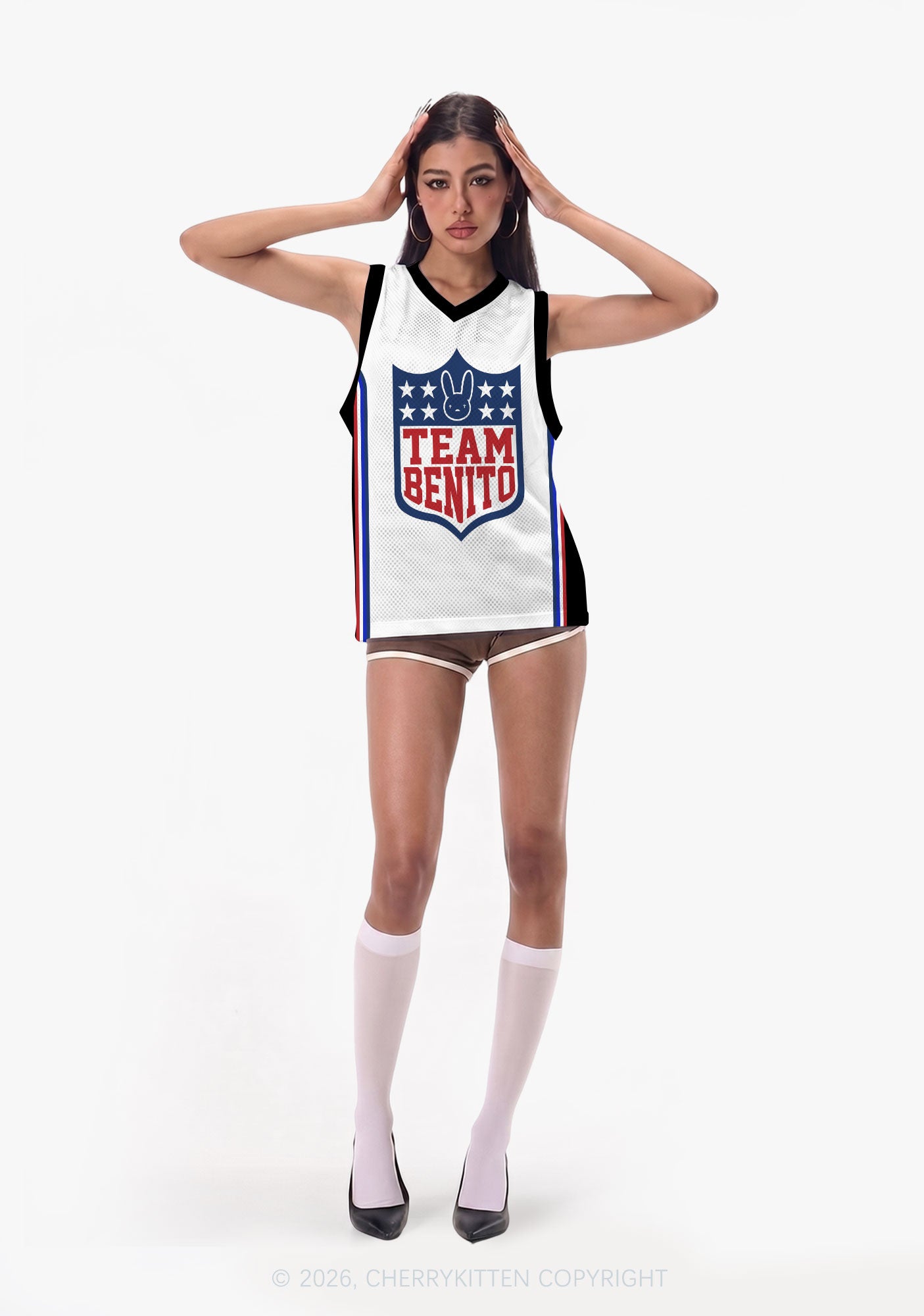 Team Bunny Y2K Sport Jersey Tank Cherrykitten