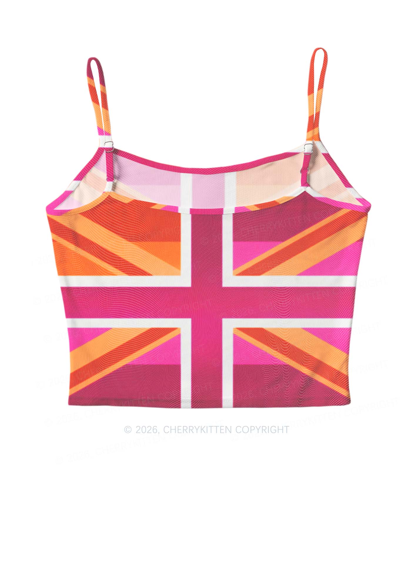 Lesbian Cross Flag Pride Y2K Mesh Cami Tank Cherrykitten