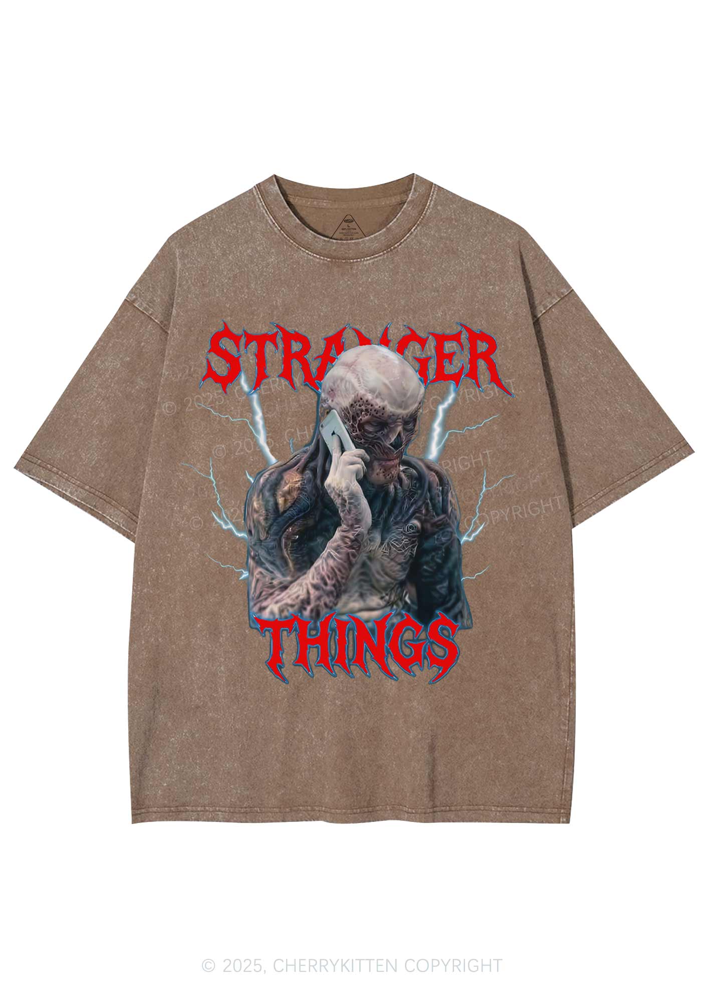 VN On Call Y2K Shirts Washed Tee Cherrykitten