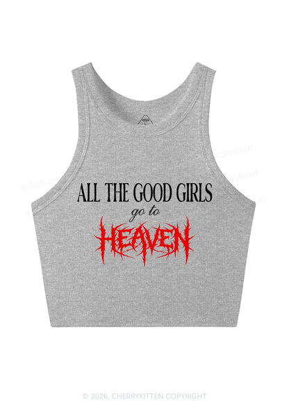 Good Girls Go To Heaven Y2K Crop Tank Top Cherrykitten