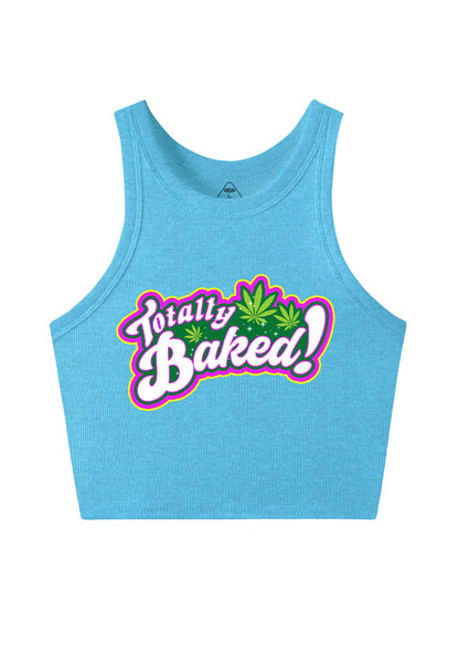 Totally Baked Y2K Crop Tank Top Cherrykitten