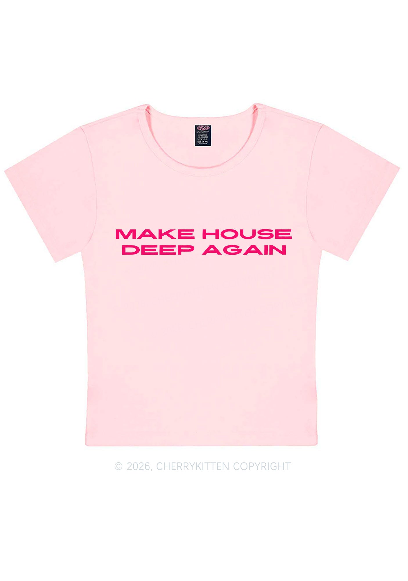 Make House Deep Again Y2K Baby Tee Cherrykitten