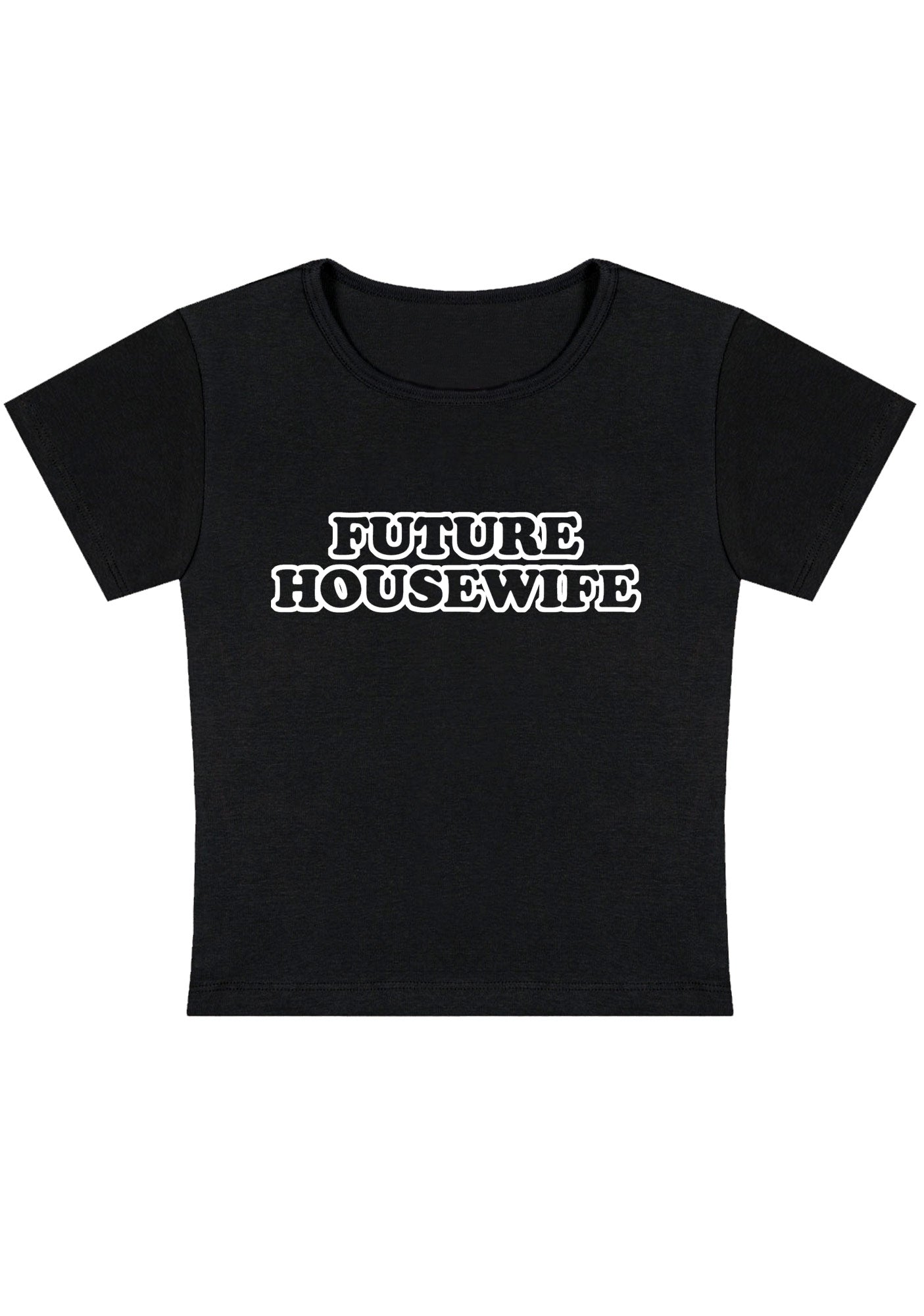 Curvy Future Housewife Baby Tee