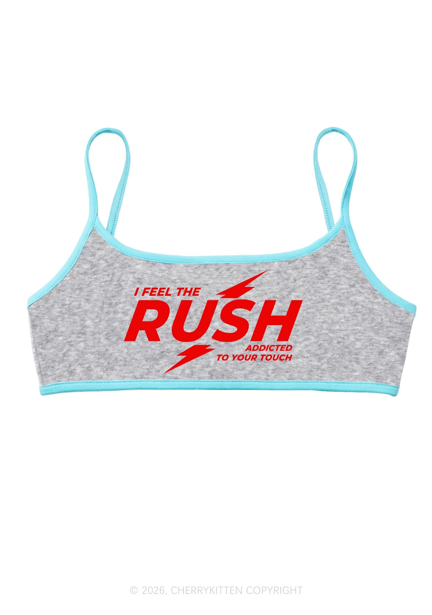 I Feel The Rush Y2K Super Crop Cami Cherrykitten