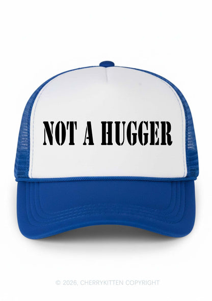Not A Hugger Y2K Colorblock Trucker Hat Cherrykitten