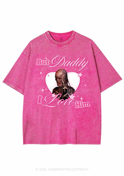 Daddy I Love VN Y2K Shirts Washed Tee Cherrykitten