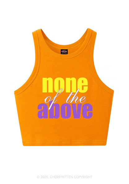 None Of The Above Pride Y2K Crop Tank Top Cherrykitten