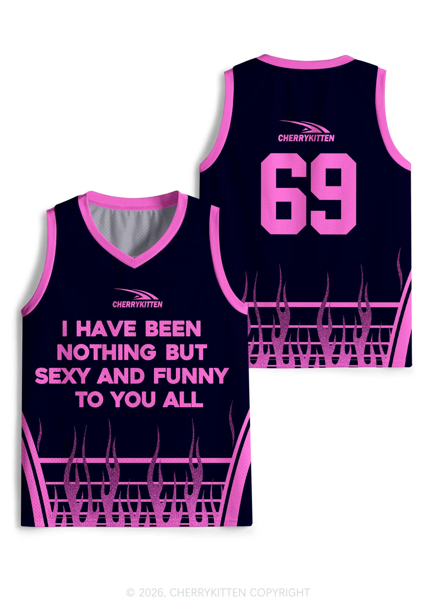 I Have Been Funny Y2K Sport Jersey Tank Cherrykitten