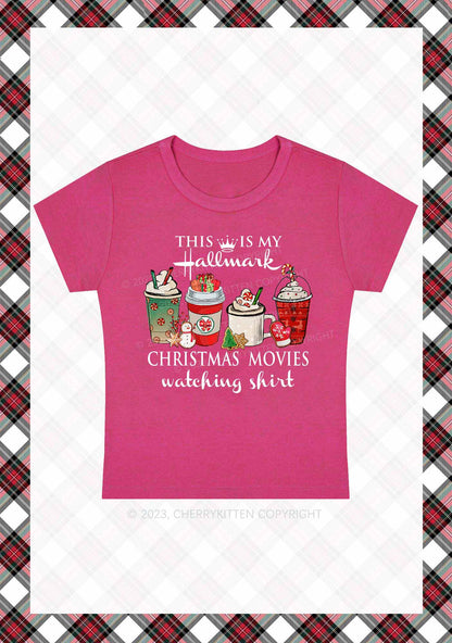 Christmas Movies Watching Shirt Baby Tee Cherrykitten