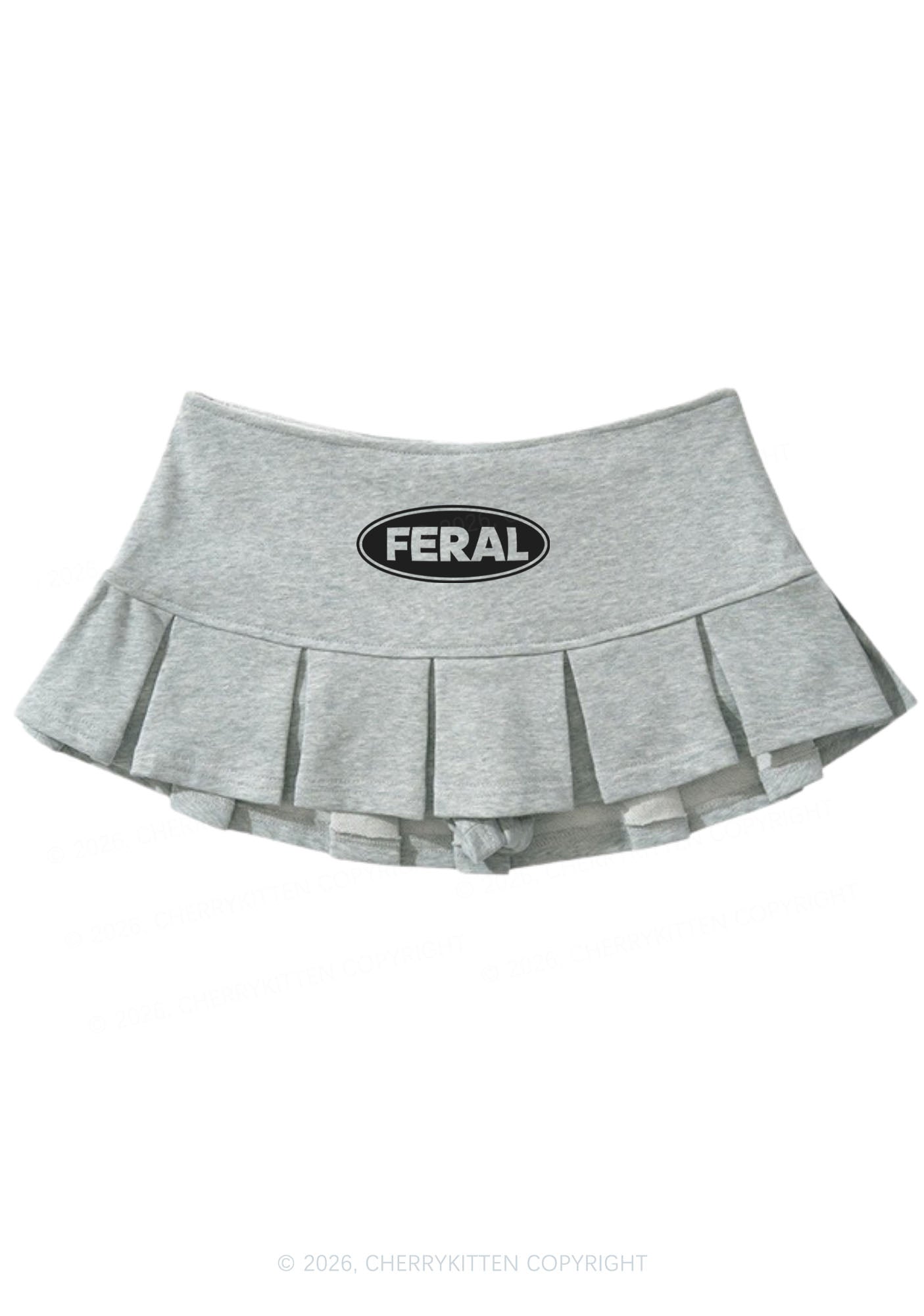Feral Y2K Mini Pleated Skirts Cherrykitten