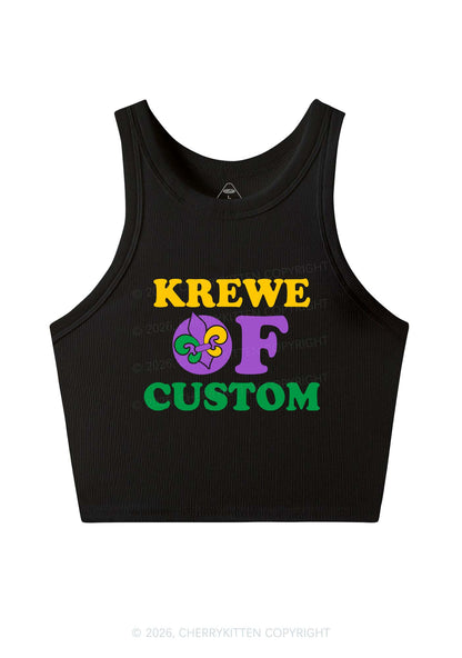 Krewe Of Custom Y2K Crop Tank Top Cherrykitten