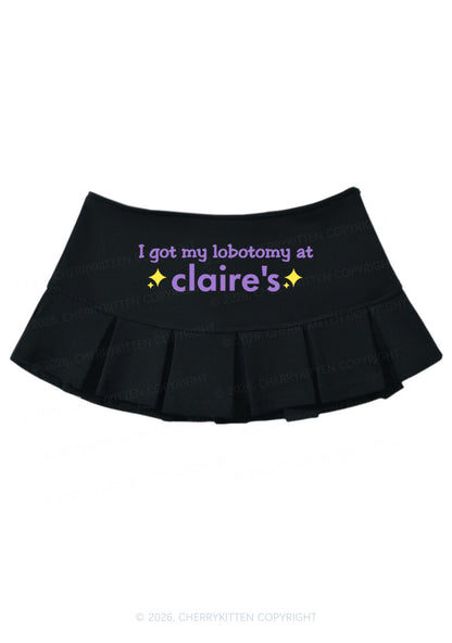 I Got My Lobotomy At Claires Y2K Mini Pleated Skirts Cherrykitten