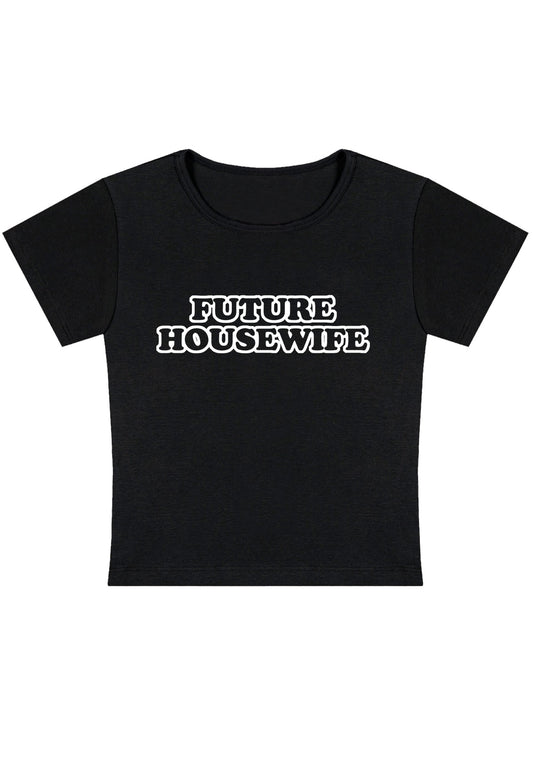 Future Housewife Y2K Baby Tee