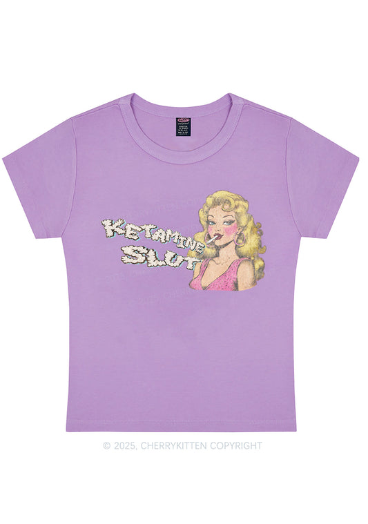K Slxt Y2K Baby Tee Cherrykitten