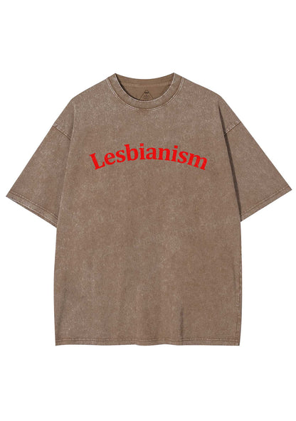 Lesbianism Y2K Shirts Washed Tee Cherrykitten