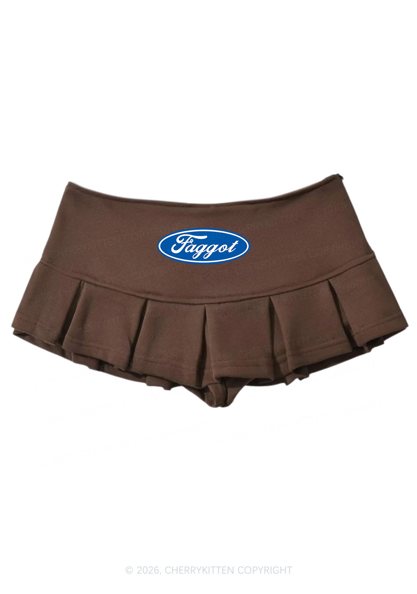 Faggot Pride Y2K Mini Pleated Skirts Cherrykitten