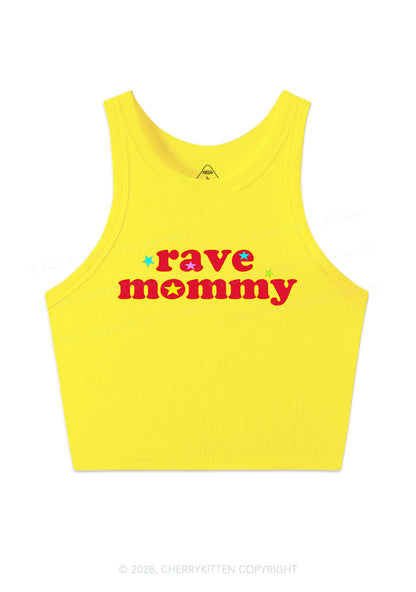 Rave Mommy Y2K Crop Tank Top Cherrykitten