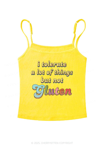 Tolerate Gluten Y2K Spaghetti Strap Cami Cherrykitten