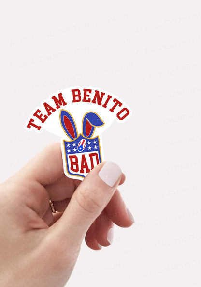 Pink Football Bunny 1pc Y2K Sticker Cherrykitten