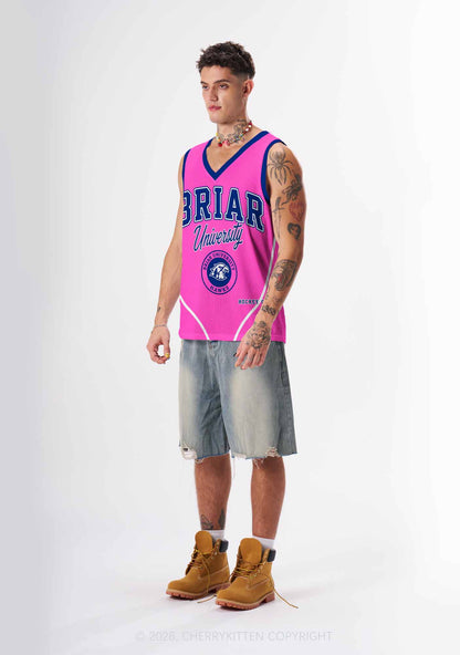 Pink Hockey Team JT Y2K Sport Jersey Tank Cherrykitten