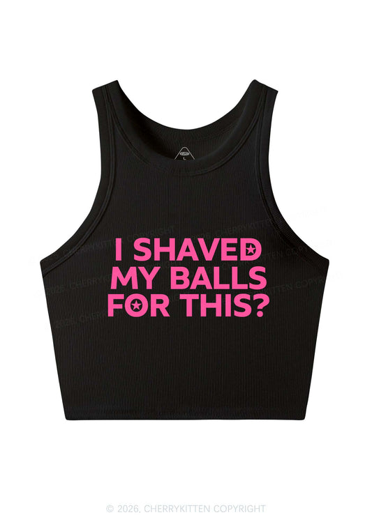 Shaved My Balls For This Y2K Crop Tank Top Cherrykitten