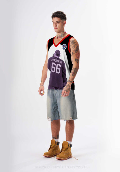 Hockey Player DL Y2K Sport Jersey Tank Cherrykitten