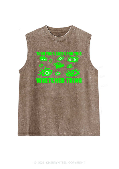 Turn Your Gaze Upon This Y2K Washed Muscle Tank Cherrykitten