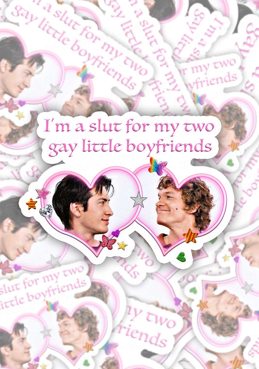 Slxt For My Gay Boyfriends HR 1pc Y2K Sticker Cherrykitten