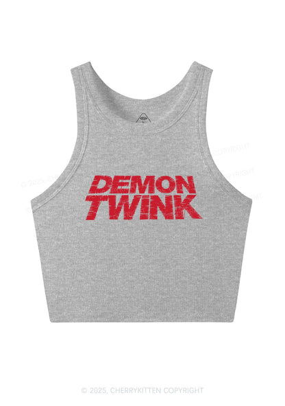 Demon Twink Pride Y2K Crop Tank Top Cherrykitten